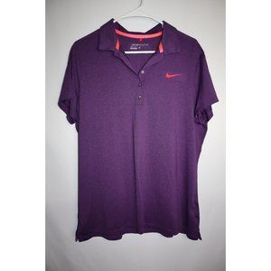 Nike Golf Dri-Fit SZ XL Woman's Purple and Orange Shirt